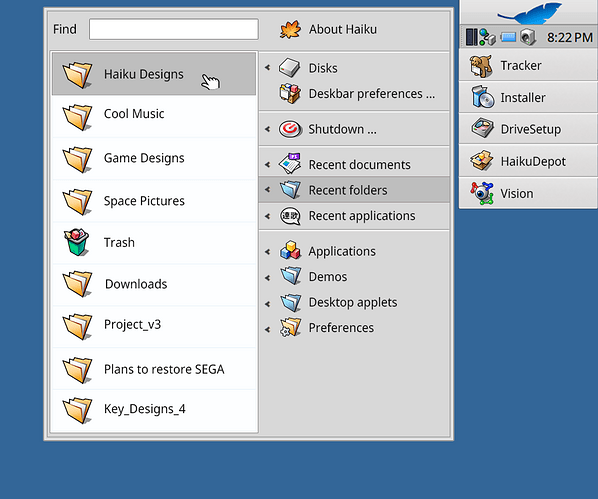 Haiku_Deskbar_Recent_tabs_list