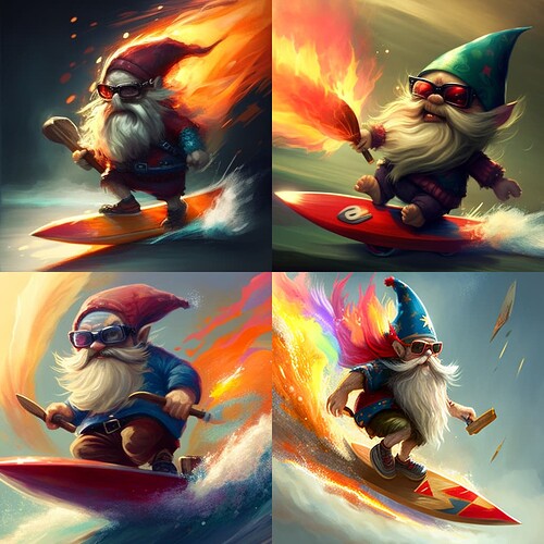 nokirunner_A_gnome_whit_sunglasses_and_surfing_with_the_surfboa_151e610f-1e77-402b-a242-e351ff77ab85