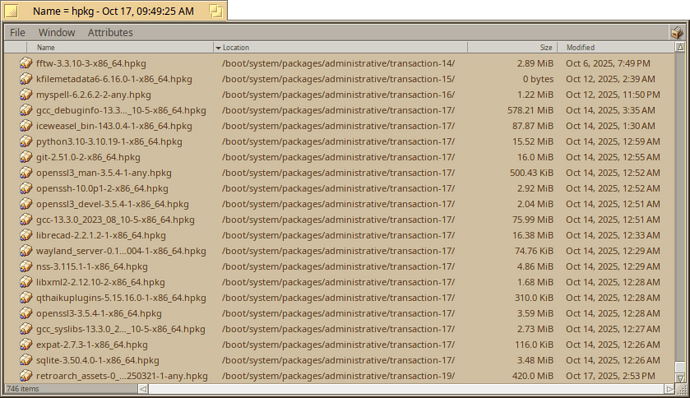 Large dependencies