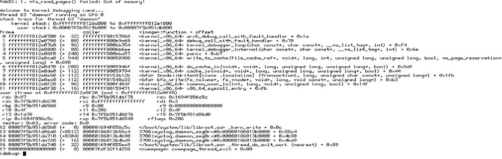 Haiku Ransom Note PANIC ...Out of Memory - Haiku Community