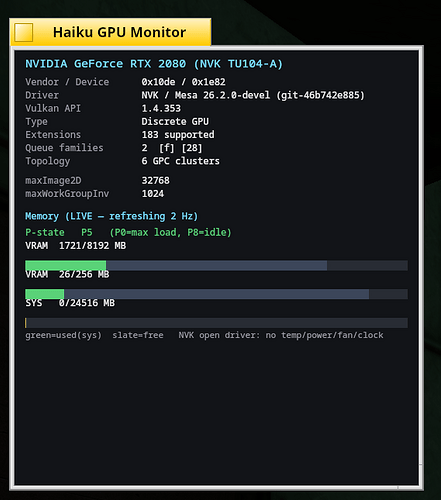 HaikuGPUMonitor