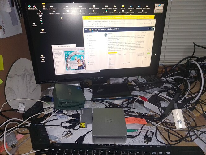 Messy Desk NUCs