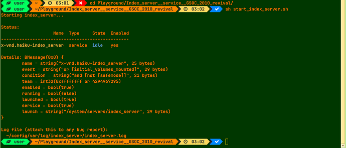 Launched_index_server_debugmode_successfully