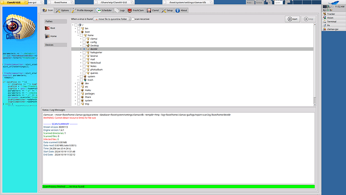 clamav-gui