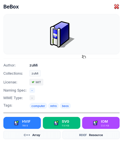 BeBoxvectoricon