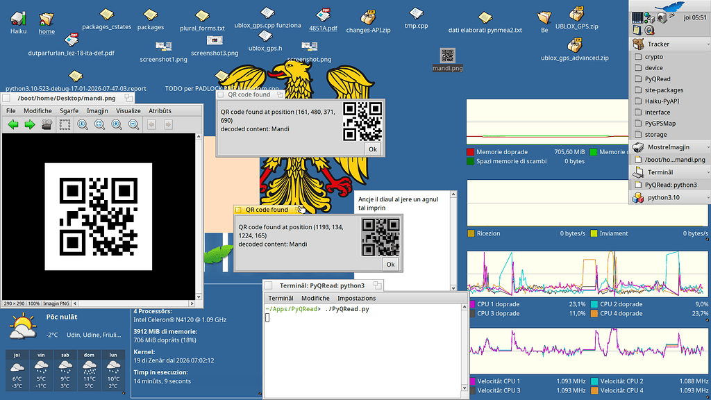 QR screen reader - Native - Haiku Community