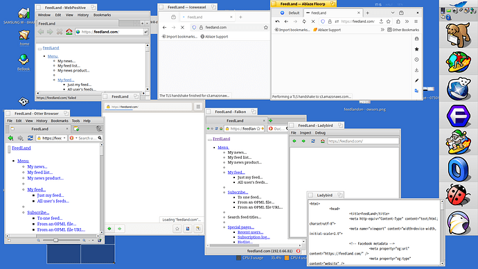 feedlandonmultiplehaikubroswers