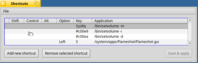 shortcuts