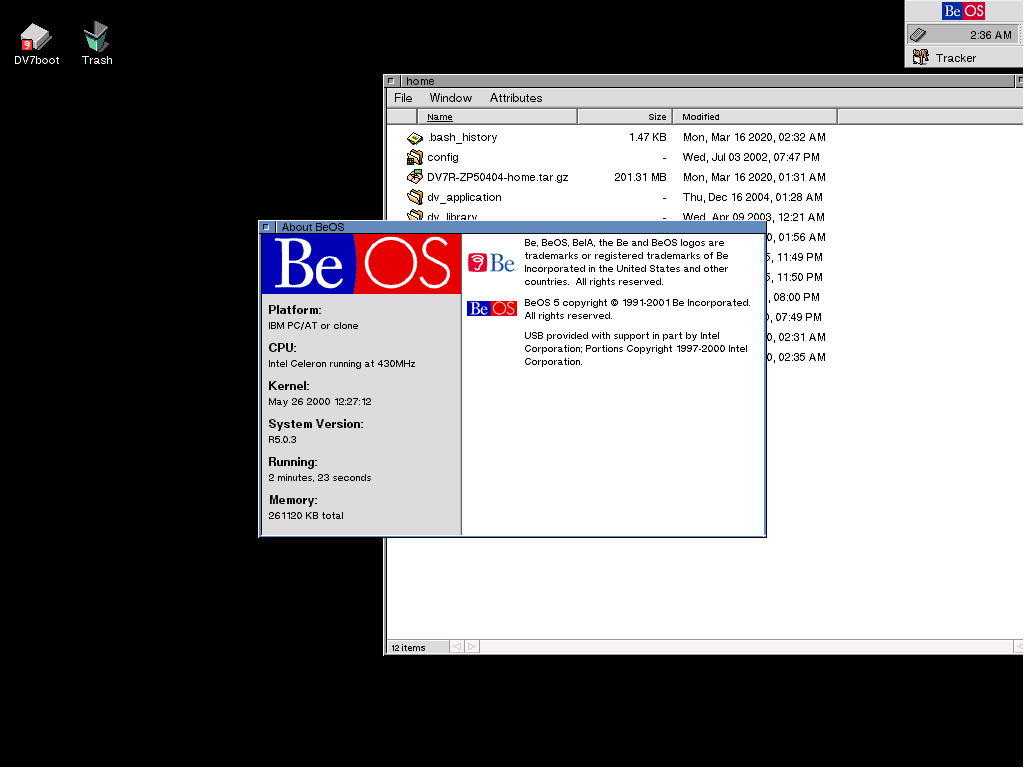 DV7-BeOS-About