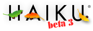 HAIKU logo - black on white - installer