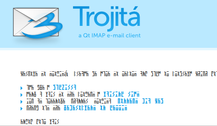 Trojita-Font